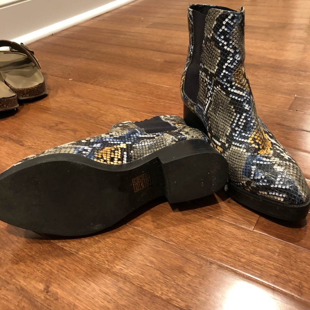 Jeffrey Campbell Snakeskin Booties - image 2